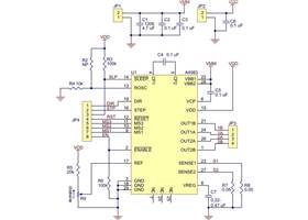 Schematic for the A4983 driver carrier